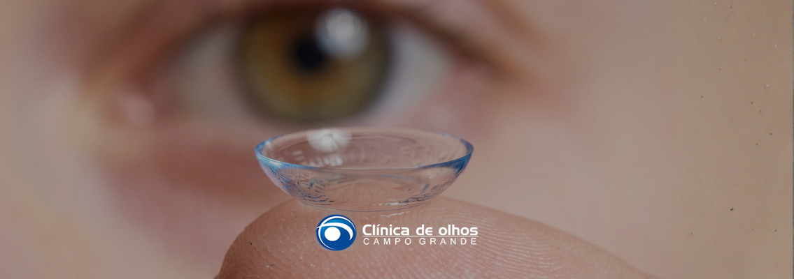 lente de contato para olhos sensíveis
